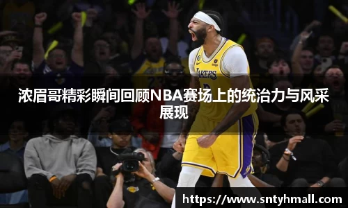 浓眉哥精彩瞬间回顾NBA赛场上的统治力与风采展现